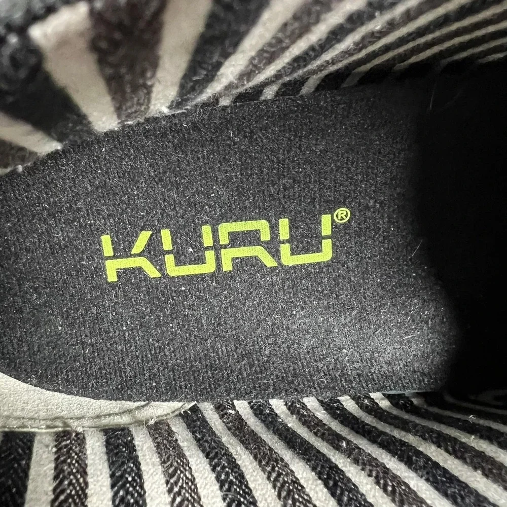 KURU Shoes Mens Size 7 Black Leather Chukka Comfort Casual Sneakers 100911‎